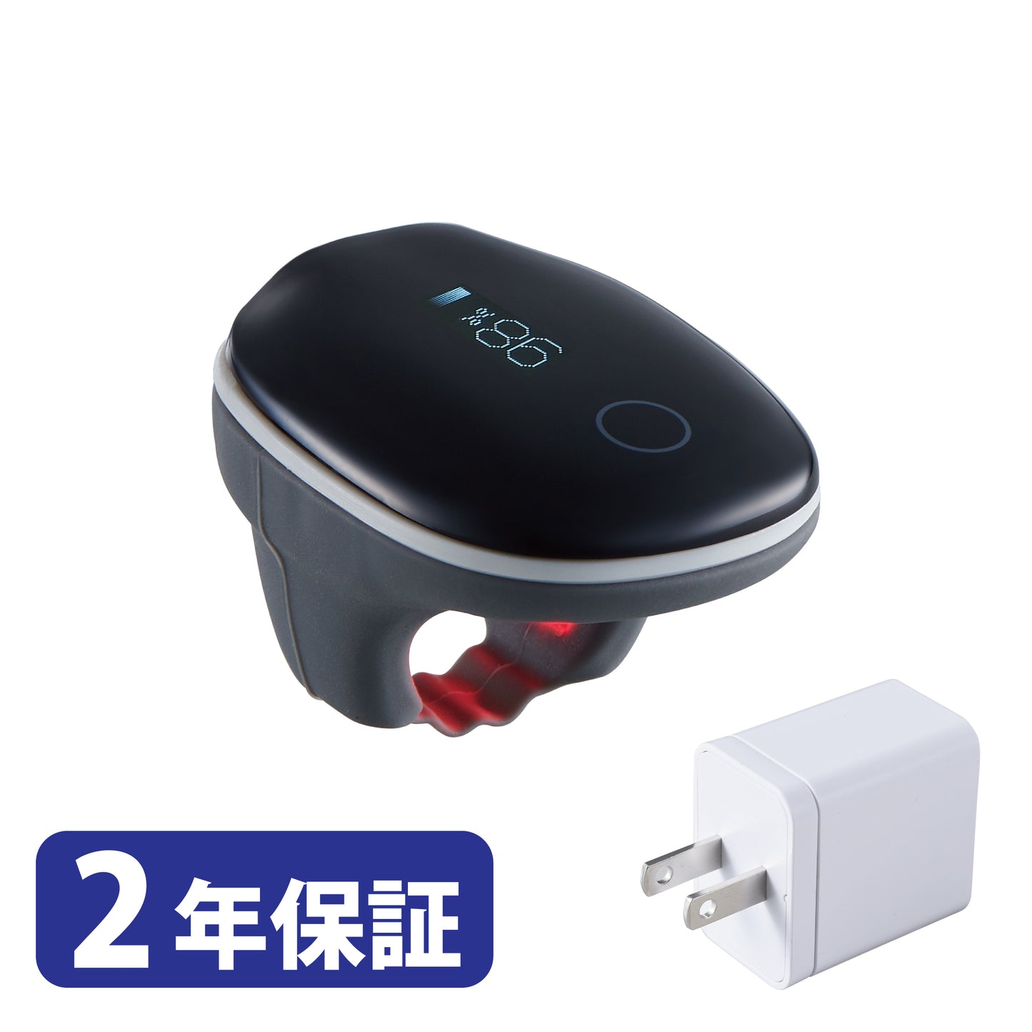 リング型パルスオキシメータ チェックミーリングSサイズ《充電アダプタセット》